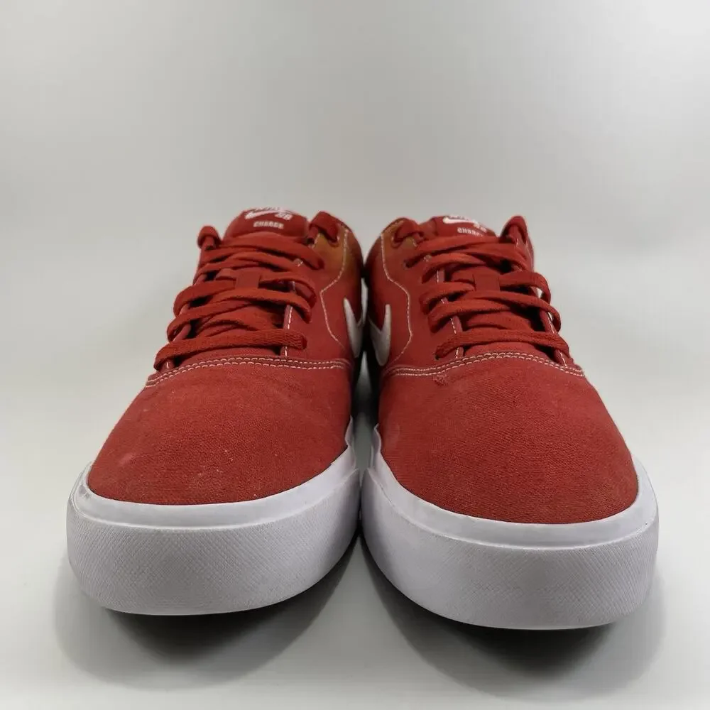 Nike Charge Canvas SB Mens Size 11 Mystic Red Causal Shoes CD6279-601 Lace Up
